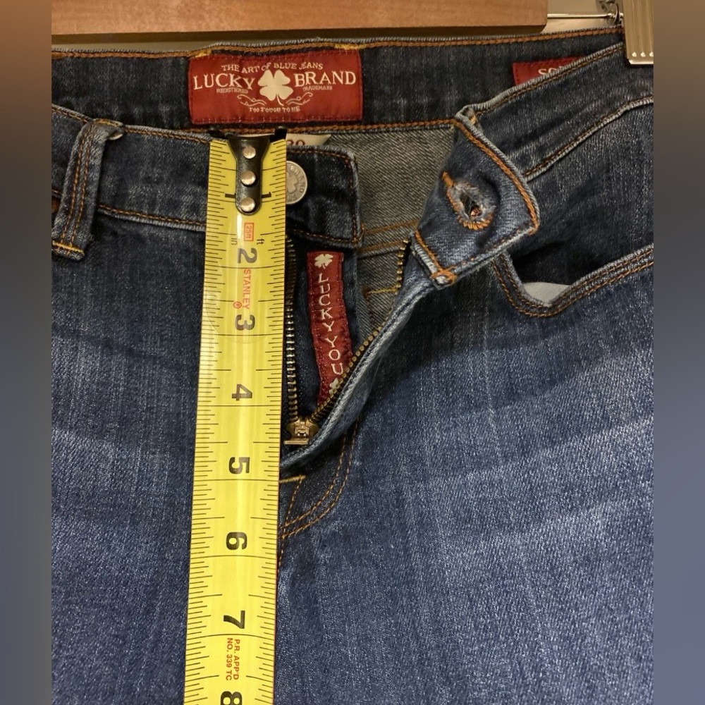 Lucky Brand Jeans Womens 10/30 Sofia Boot Bootcut Mid Rise Blue Denim Stretch - Picture 5 of 11